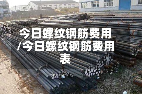 今日螺纹钢筋费用/今日螺纹钢筋费用表