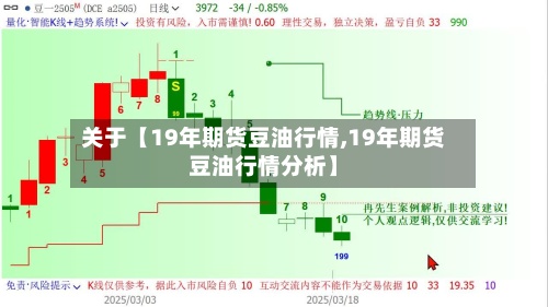 关于【19年期货豆油行情,19年期货豆油行情分析】