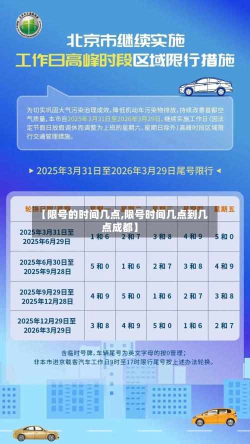 【限号的时间几点,限号时间几点到几点成都】-第2张图片