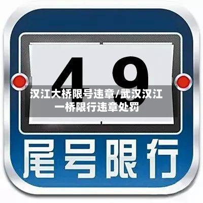 汉江大桥限号违章/武汉汉江一桥限行违章处罚