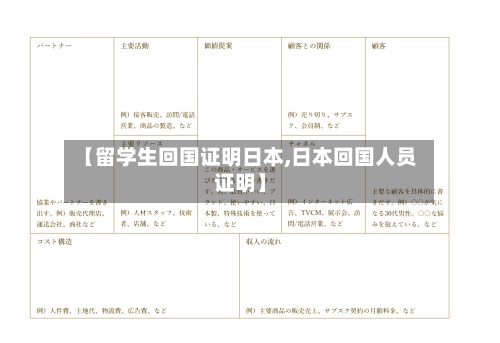 【留学生回国证明日本,日本回国人员证明】