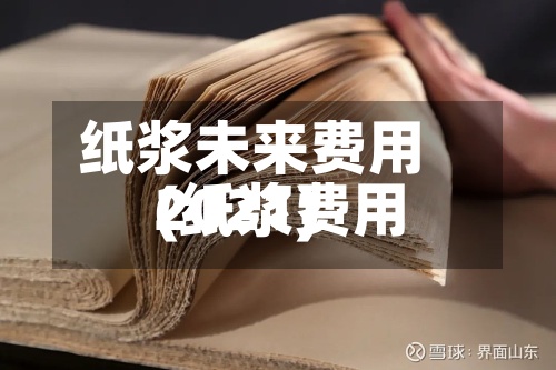 纸浆未来费用
(纸浆费用
2021)-第2张图片