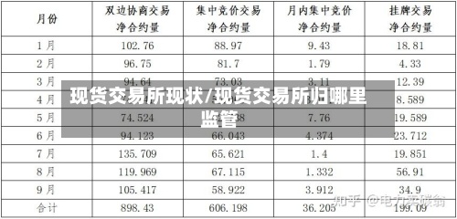 现货交易所现状/现货交易所归哪里监管-第3张图片