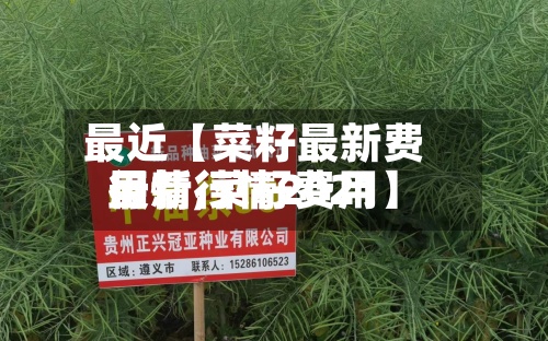 最近【菜籽最新费用行情,菜籽费用最新行情2021】-第2张图片