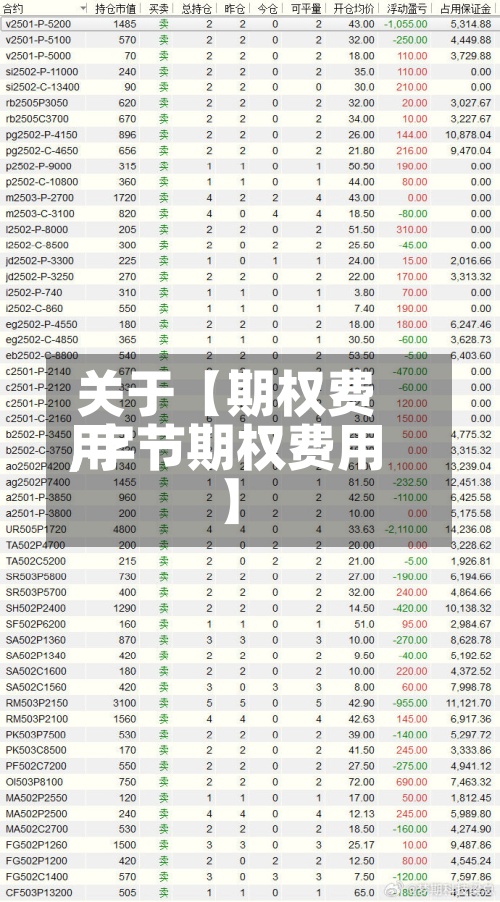 关于【期权费用
,字节期权费用
】