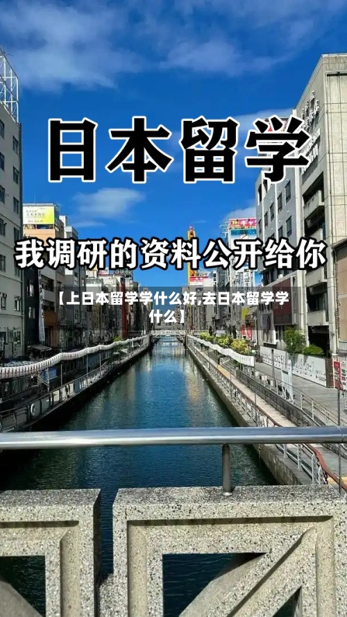 【上日本留学学什么好,去日本留学学什么】-第2张图片
