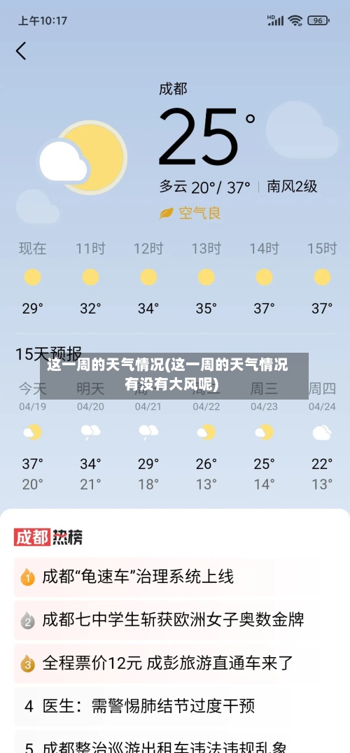 这一周的天气情况(这一周的天气情况有没有大风呢)-第2张图片
