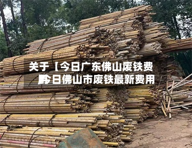 关于【今日广东佛山废铁费用
,今日佛山市废铁最新费用
】