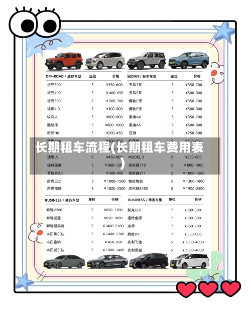 长期租车流程(长期租车费用表)-第2张图片