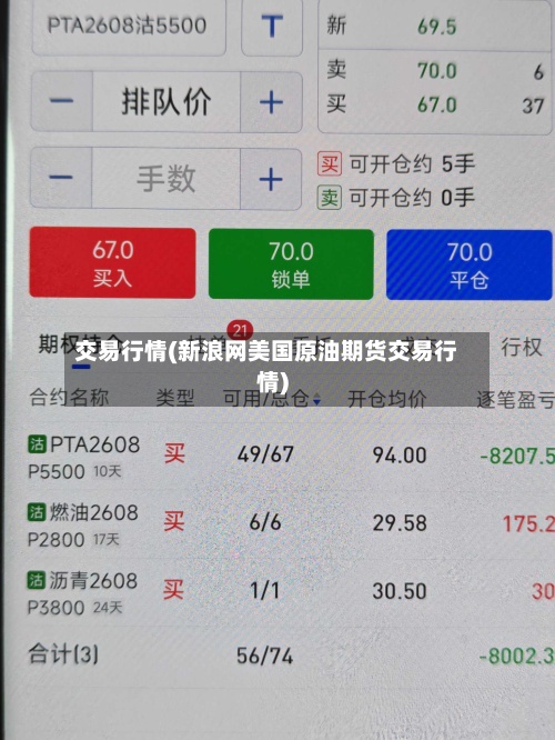 交易行情(新浪网美国原油期货交易行情)