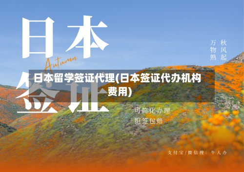 日本留学签证代理(日本签证代办机构费用)
