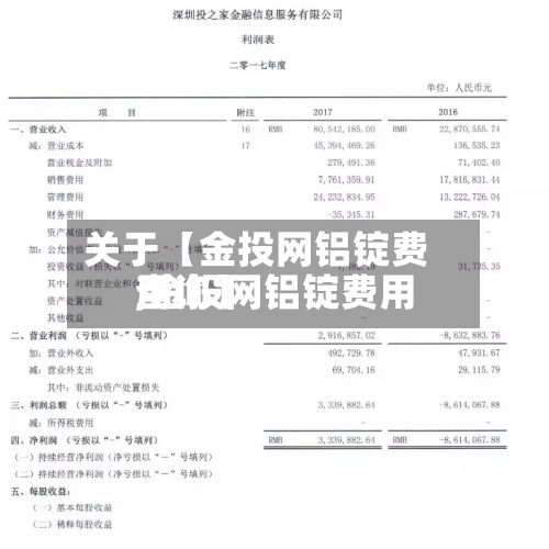 关于【金投网铝锭费用
,金投网铝锭费用
查询】