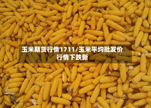 玉米期货行情1711/玉米平均批发价行情下跌新-第3张图片