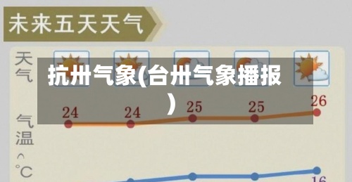 抗卅气象(台卅气象播报)