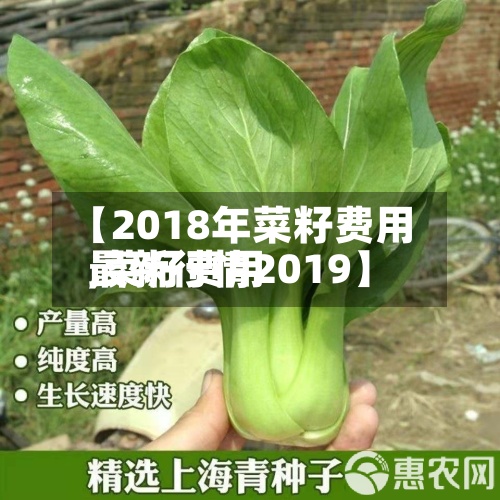 【2018年菜籽费用,菜籽费用最新行情2019】