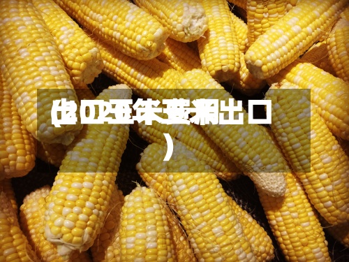 出口玉米费用
(2020年玉米出口)