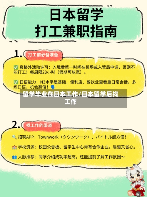 留学毕业在日本工作/日本留学后找工作