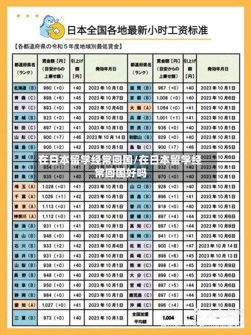 在日本留学经常回国/在日本留学经常回国好吗-第2张图片