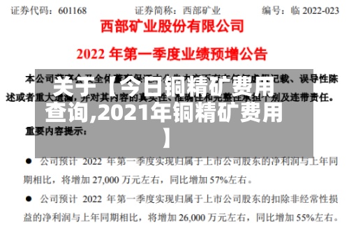 关于【今日铜精矿费用查询,2021年铜精矿费用】