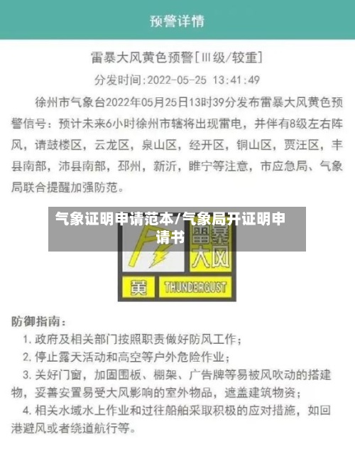 气象证明申请范本/气象局开证明申请书-第2张图片