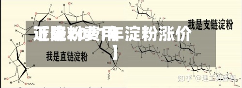 近来【淀粉费用下降2021年淀粉涨价】