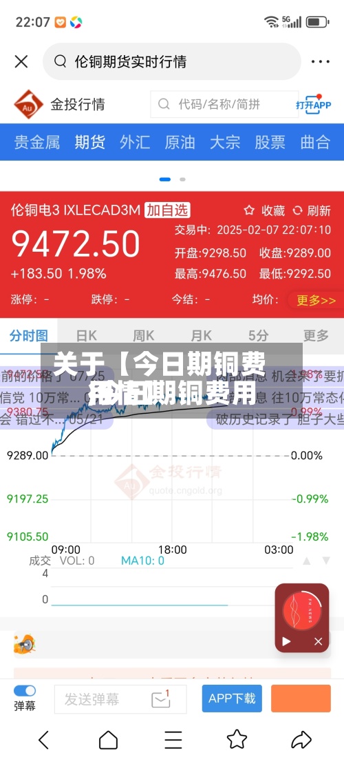关于【今日期铜费用,今日期铜费用行情】-第2张图片
