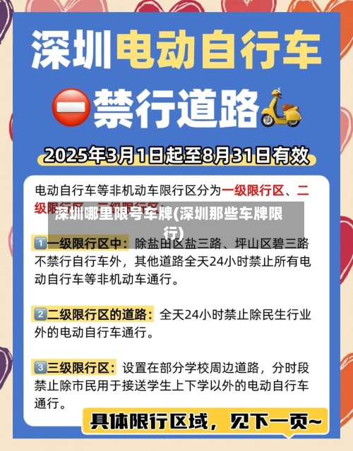 深圳哪里限号车牌(深圳那些车牌限行)