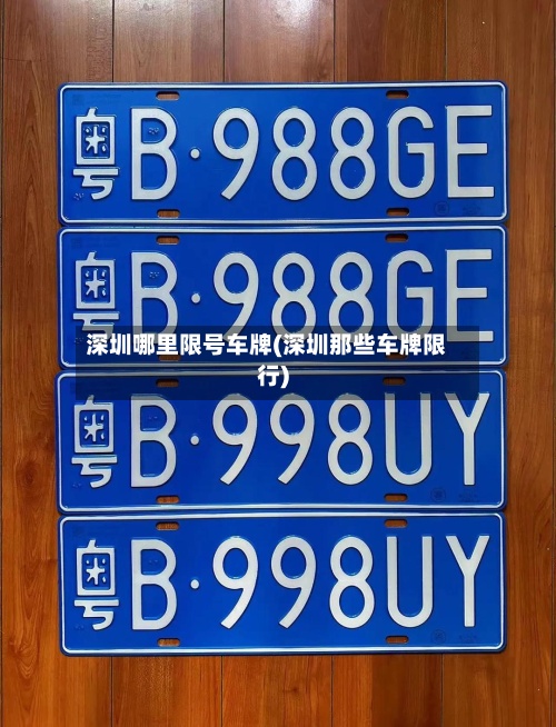 深圳哪里限号车牌(深圳那些车牌限行)-第2张图片