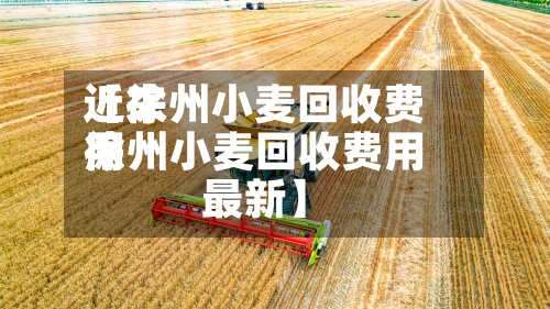 近来
【徐州小麦回收费用
徐州小麦回收费用
最新】