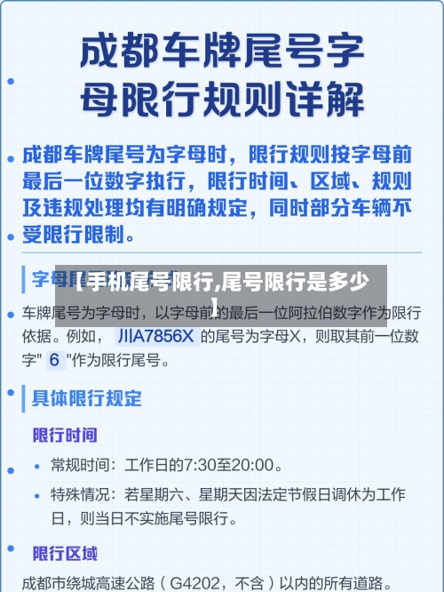 【手机尾号限行,尾号限行是多少】