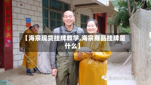 【海宗现货挂牌教学,海宗商品挂牌是什么】-第3张图片