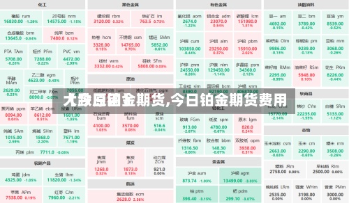 【今日铂金期货,今日铂金期货费用大跌原因】