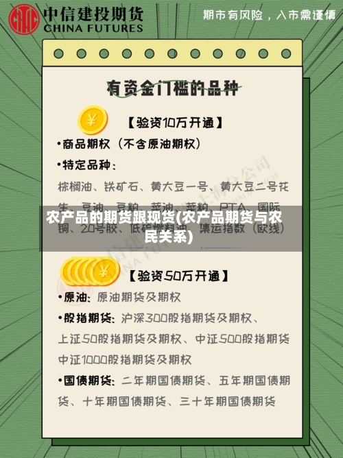 农产品的期货跟现货(农产品期货与农民关系)