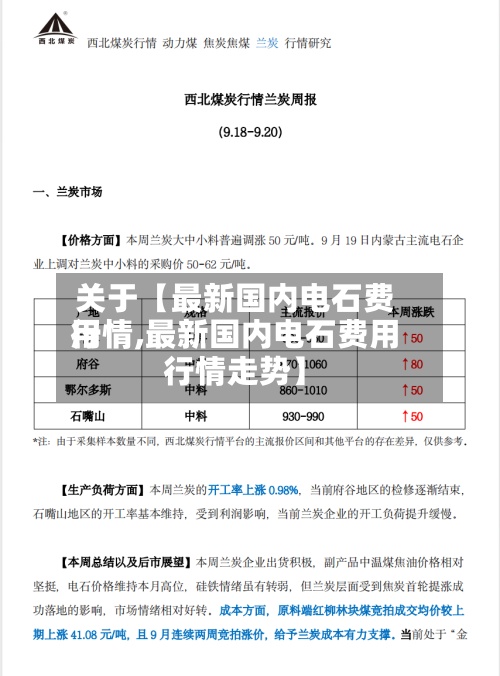 关于【最新国内电石费用
行情,最新国内电石费用
行情走势】