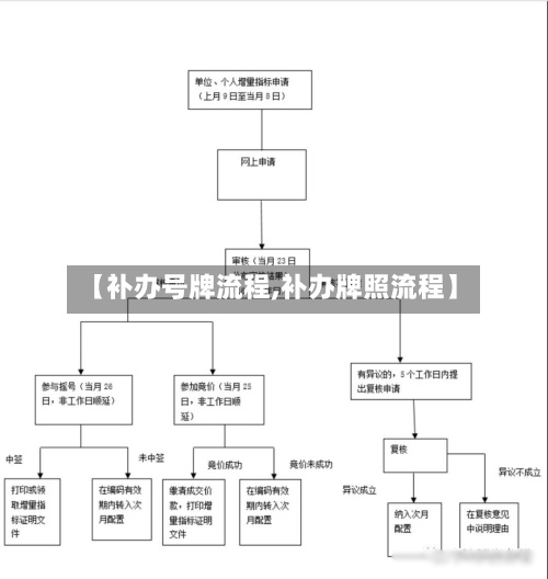 【补办号牌流程,补办牌照流程】
