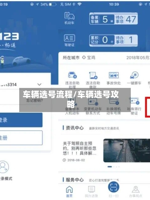 车辆选号流程/车辆选号攻略