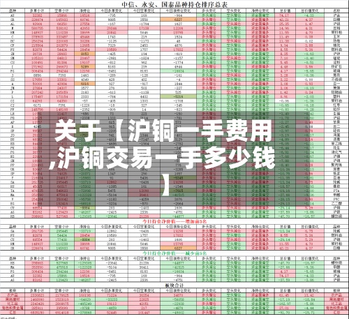关于【沪铜一手费用
,沪铜交易一手多少钱】-第2张图片