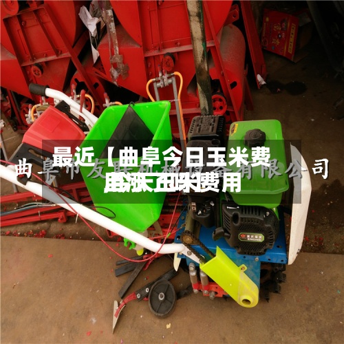 最近【曲阜今日玉米费用
,今天玉米费用
上涨了吗】