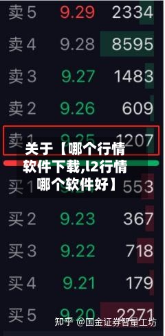 关于【哪个行情软件下载,l2行情哪个软件好】-第2张图片