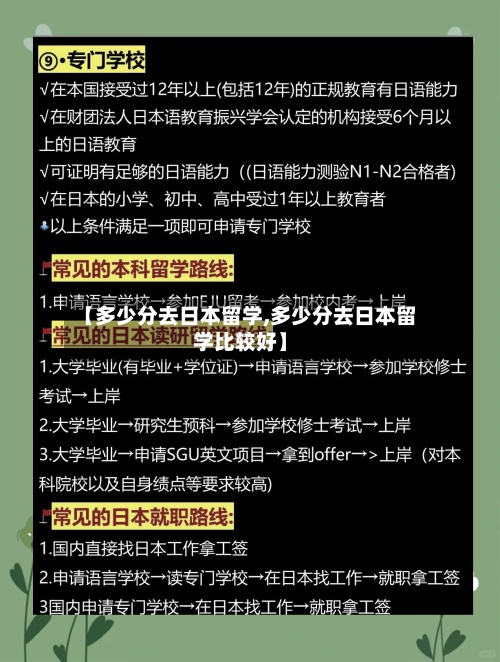 【多少分去日本留学,多少分去日本留学比较好】