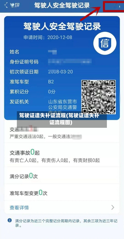 驾驶证遗失补证流程(驾驶证遗失补证流程图)-第2张图片