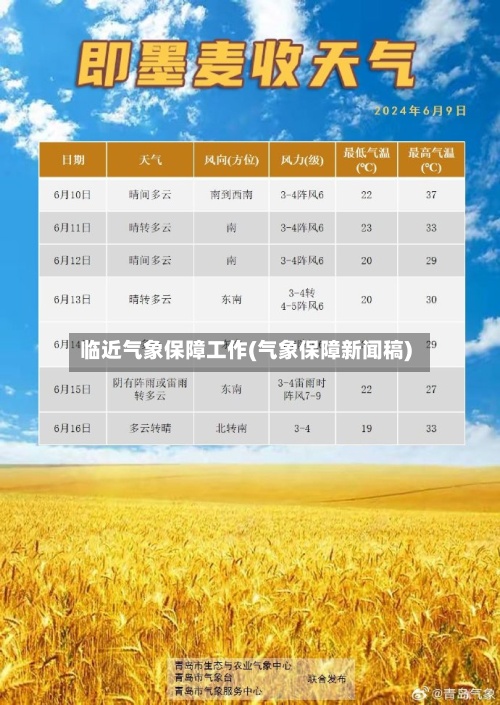 临近气象保障工作(气象保障新闻稿)