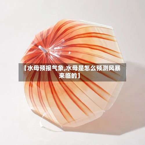 【水母预报气象,水母是怎么预测风暴来临的】