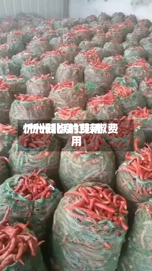 忻州辣椒的费用
/忻州北京红辣椒费用