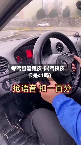 考驾照流程皮卡(驾校皮卡是c1吗)