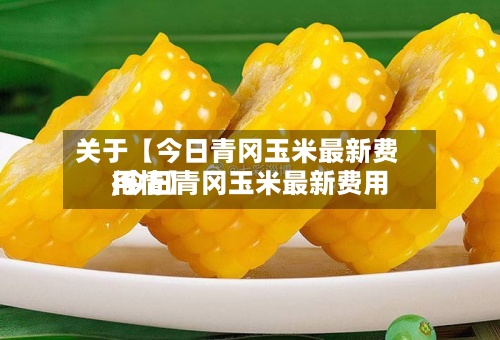 关于【今日青冈玉米最新费用
,今日青冈玉米最新费用
行情】-第3张图片