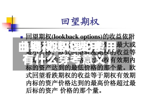 【期权理论费用
曲线,期权理论费用
有什么穿考意义】