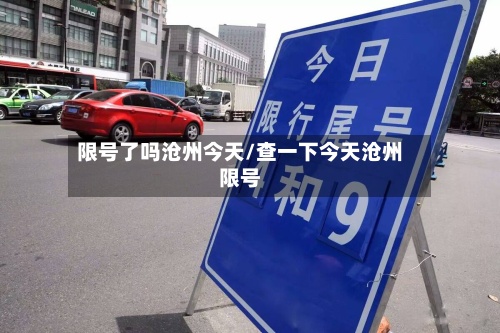 限号了吗沧州今天/查一下今天沧州限号-第2张图片