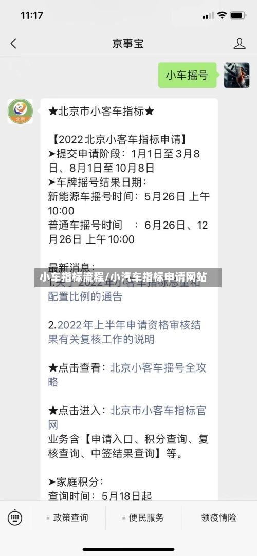 小车指标流程/小汽车指标申请网站-第2张图片