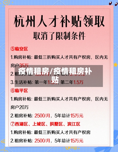 疫情租房/疫情租房补贴-第2张图片